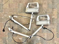 2x werkplaatslamp / inspectielamp met zwenkarm, waldmann, 230 10.3 - afbeelding 1 van  3