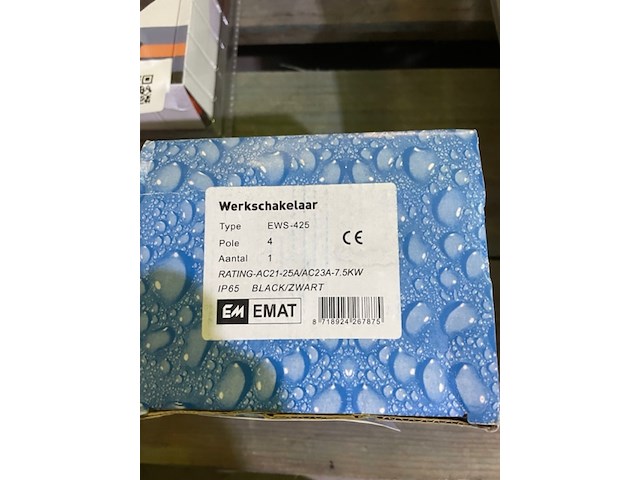 2x werkschakelaar emat, ews-425+4p25a (met kabel) - afbeelding 1 van  4