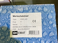2x werkschakelaar emat, ews-425+4p25a (met kabel) - afbeelding 1 van  4