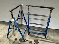 2x werkschraag, blauw - afbeelding 1 van  2