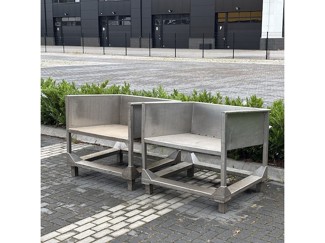 2x werktafel | rvs - afbeelding 1 van  9