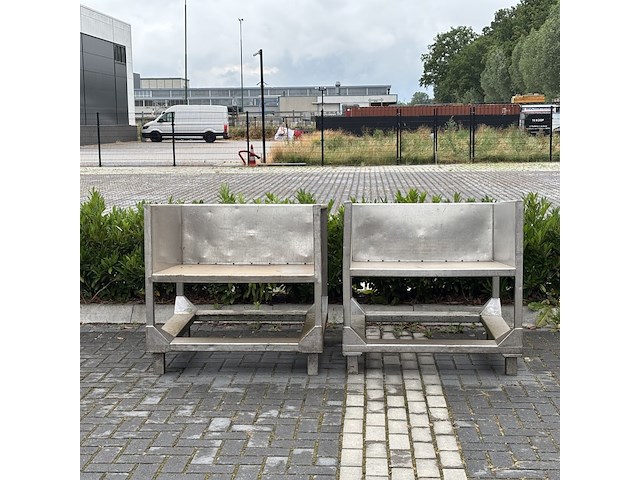 2x werktafel | rvs - afbeelding 2 van  9