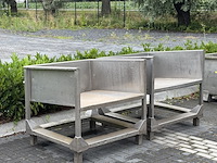 2x werktafel | rvs - afbeelding 3 van  9