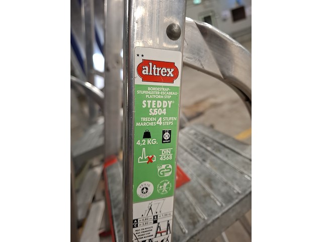 2x werktrap, altrex, excelsior - afbeelding 4 van  4