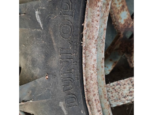 2x wiel voor dubbel montering tractor, dunlop - afbeelding 2 van  4