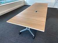 2x wilkahn confair - mobiele klapbare vergadertafel 200x120 - afbeelding 2 van  26