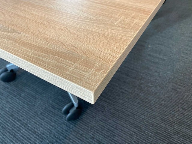 2x wilkahn confair - mobiele klapbare vergadertafel 200x120 - afbeelding 4 van  26