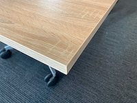 2x wilkahn confair - mobiele klapbare vergadertafel 200x120 - afbeelding 4 van  26