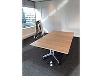 2x wilkahn confair - mobiele klapbare vergadertafel 200x120 - afbeelding 11 van  26