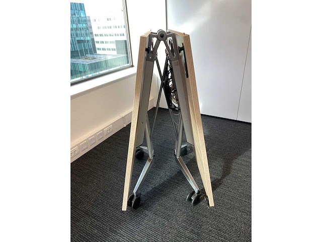 2x wilkahn confair - mobiele klapbare vergadertafel 200x120 - afbeelding 15 van  26