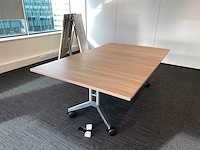 2x wilkahn confair - mobiele klapbare vergadertafel 200x120 - afbeelding 12 van  26