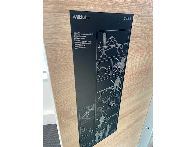 2x wilkahn confair - mobiele klapbare vergadertafel 200x120 - afbeelding 21 van  26