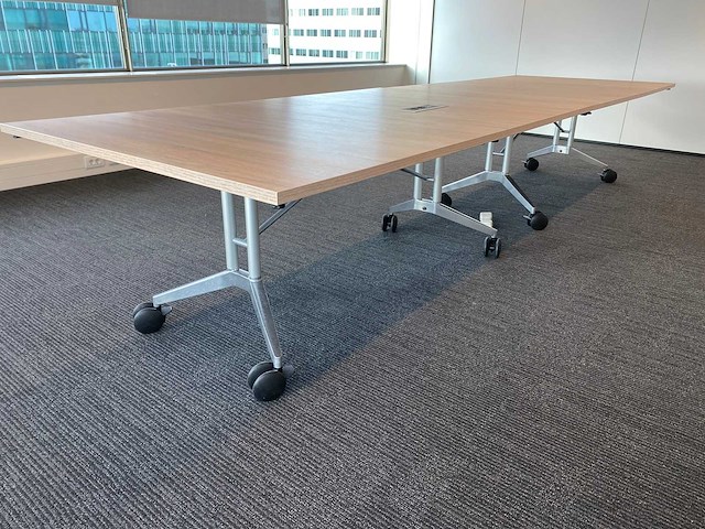 2x wilkahn confair - mobiele klapbare vergadertafel 200x120 - afbeelding 22 van  26