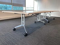 2x wilkahn confair - mobiele klapbare vergadertafel 200x120 - afbeelding 24 van  26