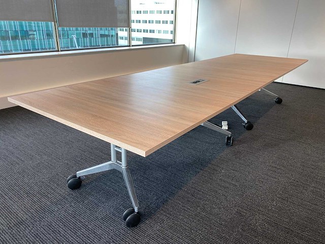 2x wilkahn confair - mobiele klapbare vergadertafel 200x120 - afbeelding 25 van  26