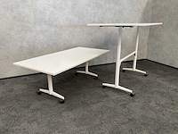 2x wilkahn timetable lift - verrijdbare zit-sta vergadertafel 100x200 - afbeelding 14 van  21