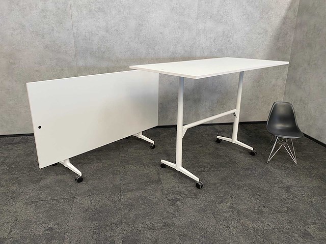 2x wilkahn timetable lift - verrijdbare zit-sta vergadertafel 100x200 - afbeelding 12 van  21