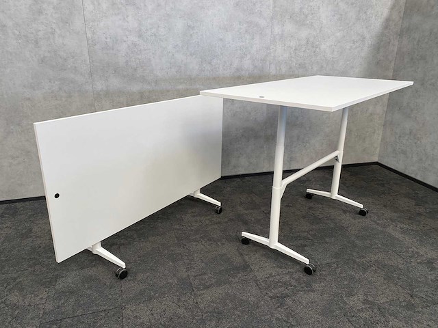 2x wilkahn timetable lift - verrijdbare zit-sta vergadertafel 100x200 - afbeelding 15 van  21