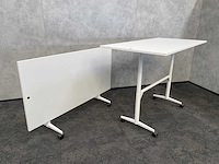 2x wilkahn timetable lift - verrijdbare zit-sta vergadertafel 100x200 - afbeelding 15 van  21