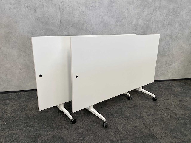 2x wilkahn timetable lift - verrijdbare zit-sta vergadertafel 100x200 - afbeelding 19 van  21