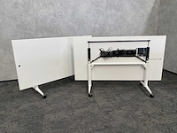 2x wilkahn timetable lift - verrijdbare zit-sta vergadertafel 100x200 - afbeelding 20 van  21