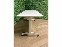 2x witte verrijdbare klaptafel 160x68 - afbeelding 8 van  12