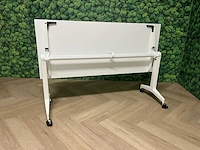2x witte verrijdbare klaptafel 160x68 - afbeelding 10 van  12