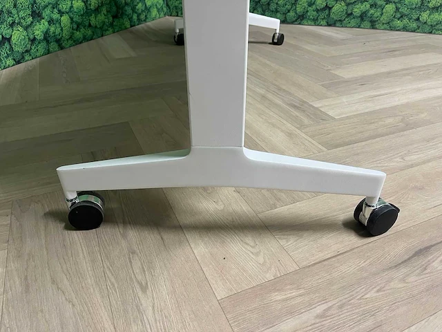 2x witte verrijdbare klaptafel 160x68 - afbeelding 9 van  12