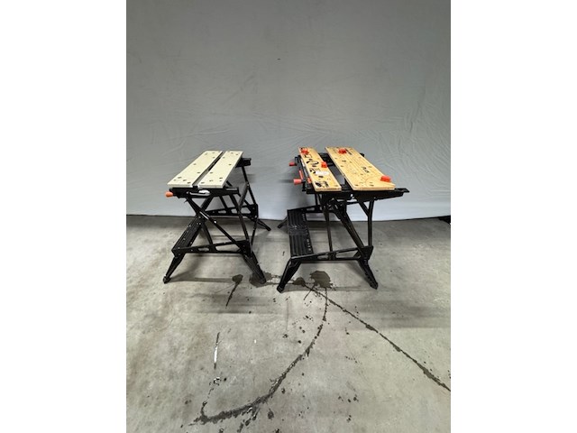 2x workmate black&decker, inklapbaar - afbeelding 1 van  4