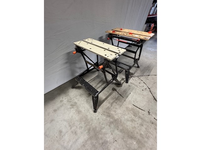 2x workmate black&decker, inklapbaar - afbeelding 2 van  4