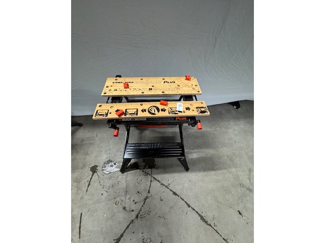 2x workmate black&decker, inklapbaar - afbeelding 4 van  4