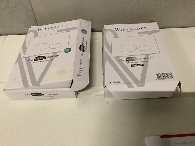 2x x 32 metal drukplaat 2 kleuren wb - afbeelding 2 van  4