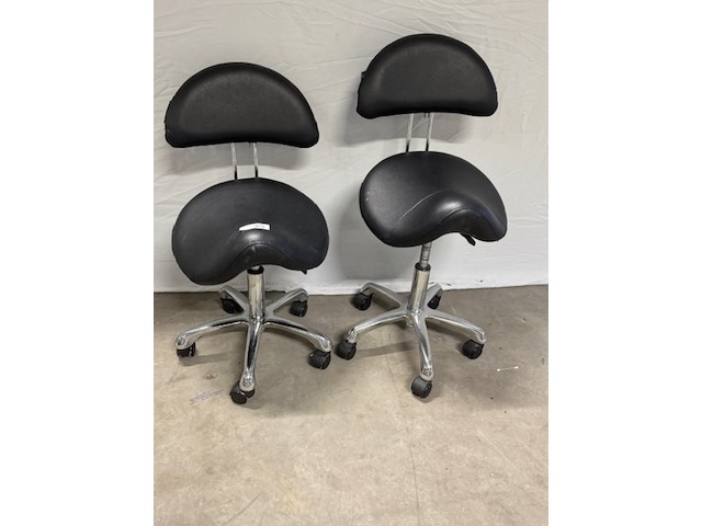 2x zadelkruk reeve, zwart - afbeelding 1 van  5