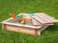 2x zandbak met deksel topwood - afbeelding 1 van  5