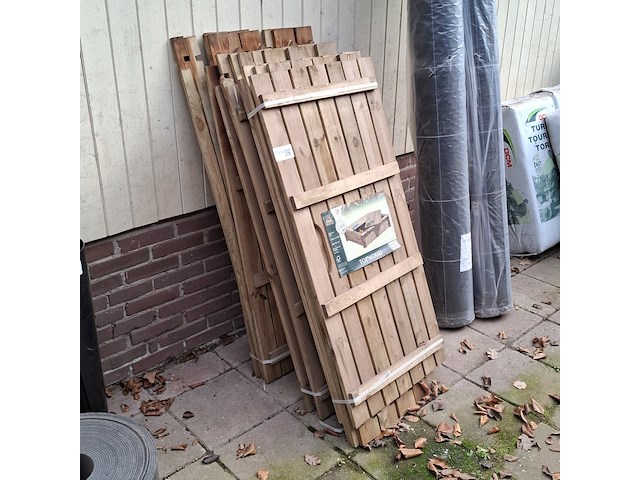 2x zandbak met deksel topwood - afbeelding 2 van  5