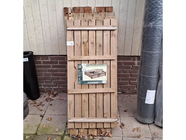 2x zandbak met deksel topwood - afbeelding 3 van  5