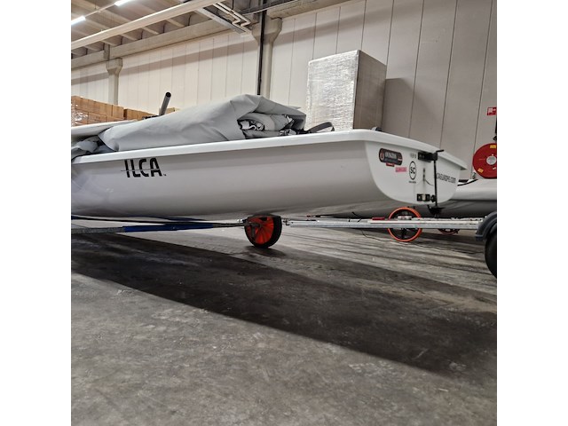 2x zeilboot met 1x boottrailer, ilca / laser / kalf - afbeelding 19 van  84
