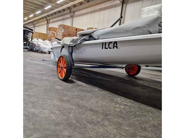 2x zeilboot met 1x boottrailer, ilca / laser / kalf - afbeelding 20 van  84