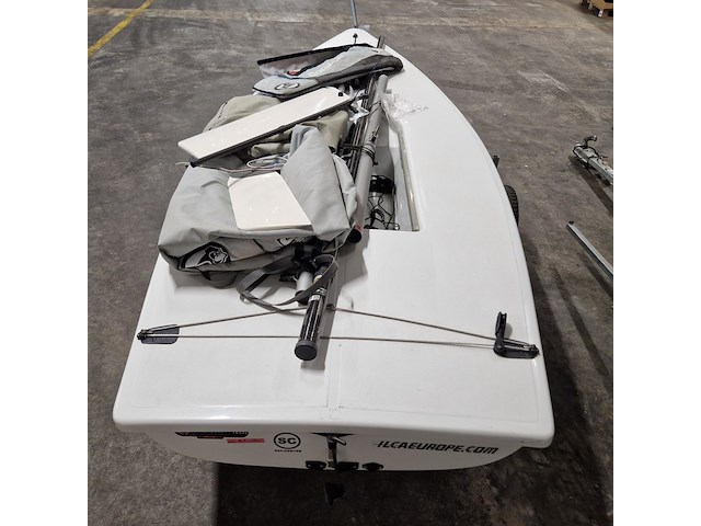 2x zeilboot met 1x boottrailer, ilca / laser / kalf - afbeelding 25 van  84