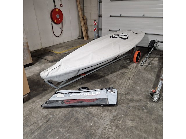 2x zeilboot met 1x boottrailer, ilca / laser / kalf - afbeelding 35 van  84