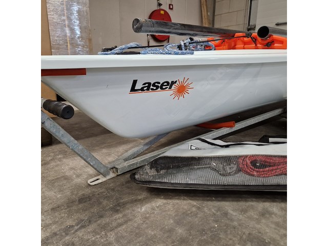 2x zeilboot met 1x boottrailer, ilca / laser / kalf - afbeelding 60 van  84