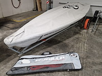 2x zeilboot met 1x boottrailer, ilca / laser / kalf - afbeelding 77 van  84