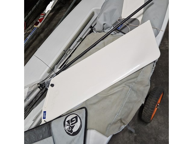 2x zeilboot met 1x boottrailer, ilca / laser / kalf - afbeelding 80 van  84