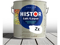 2x zijdeglanslak, 2,5l histor, perfect finish, zx basis - afbeelding 1 van  2