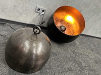 2x zijlstra - bronzen stalen lamp - afbeelding 5 van  7