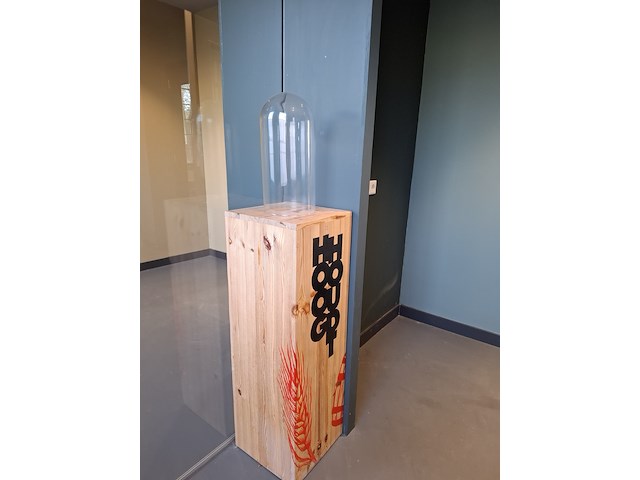 2x zuil / staander met stopfles - afbeelding 4 van  6