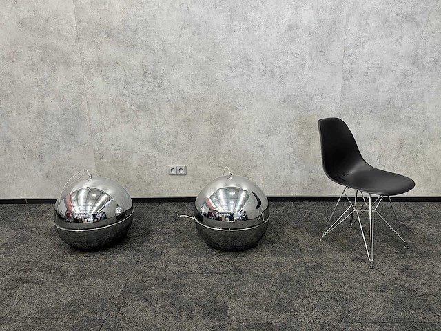 2x zuiver retro - design hanglamp ø50 - afbeelding 1 van  6