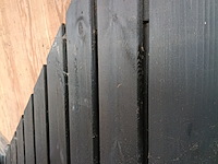 2x zwart gespoten afbouwschermen - afbeelding 2 van  3