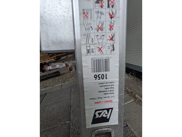 2x6 schuifladder - afbeelding 5 van  5