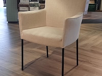 2z eetkamerstoel design on stock, amra, ivoor - afbeelding 1 van  9